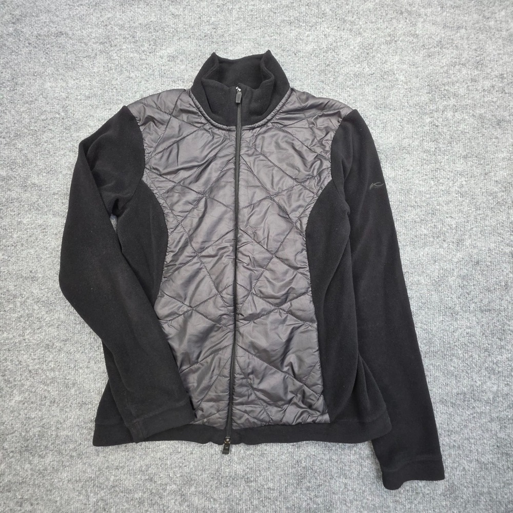 Kjus Full Zip Bay Mix Jacket Womens Size 38 / Medium Black Full Zip